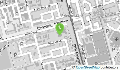 Bekijk kaart van Stichting Reha Prinsenlaan in Rotterdam