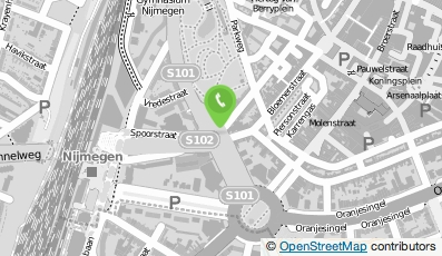 Bekijk kaart van Siam Massage in Nijmegen