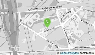 Bekijk kaart van Bouwbedrijf de Jong Twente B.V. in Hengelo (Overijssel)