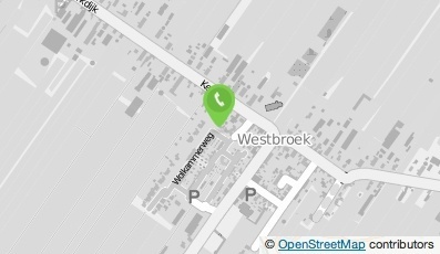 Bekijk kaart van Bouwbedrijf de Waal Westbroek  in Westbroek