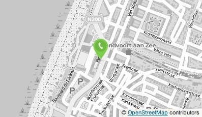 Bekijk kaart van Snackbar Cafetaria Passage in Zandvoort