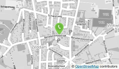Bekijk kaart van Kapsalon Drogisterij Chantal in Zeddam