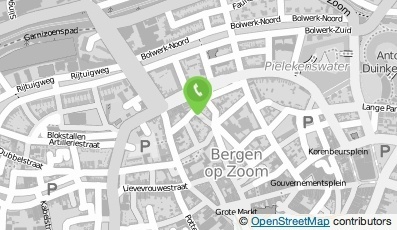 Bekijk kaart van JVT Showtechniek in Bergen op Zoom