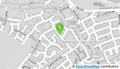 Bekijk kaart van Pedicurepraktijk De Gezonde Stap in Millingen aan De Rijn