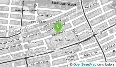 Bekijk kaart van Privehuis Park 118 in Amsterdam