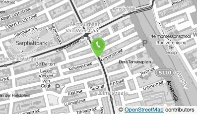 Bekijk kaart van De Ru verf & behangspeciaalzaak in Amsterdam