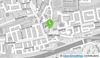 Bekijk kaart van Haren & Zo in Hardinxveld-Giessendam