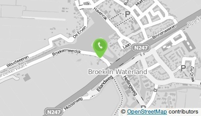 Bekijk kaart van Het Beroemde Huis  in Broek In Waterland