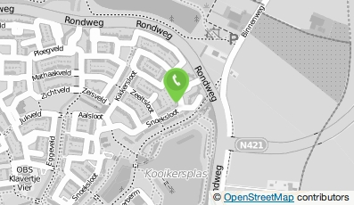 Bekijk kaart van Kleinschalige Kinderopvang Roodkapje De Sloten in Houten