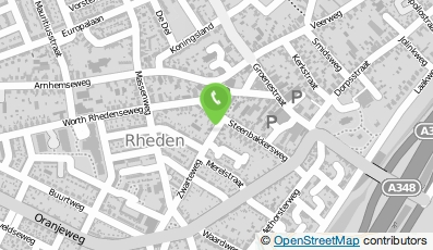 Bekijk kaart van Cafetaria & Pizzeria Oranje in Rheden