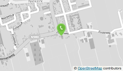 Bekijk kaart van GGB Tuincompleet.nl in Niekerk (Groningen)