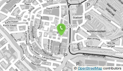 Bekijk kaart van Super Sam Markt B.V. in Schiedam
