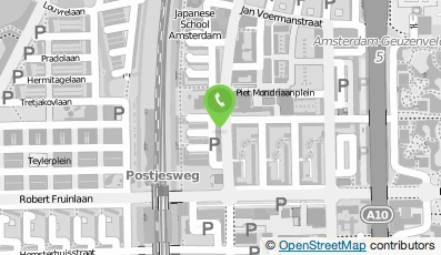 Bekijk kaart van Steakhouse/Pizzeria Caland II in Amsterdam