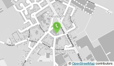 Bekijk kaart van Hotel Huys van Heusden in Heusden (gemeente Asten Noord-Brabant)