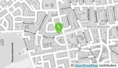 Bekijk kaart van Podotherapie Ede-Wageningen in Bennekom