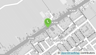 Bekijk kaart van Handelsonderneming Dirkje van den Berg in Oldebroek