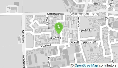 Bekijk kaart van Horlogerie van Zutphen in Warmenhuizen