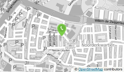 Bekijk kaart van Merkgevoel in Leiden