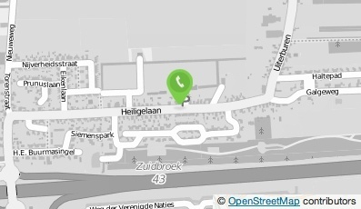 Bekijk kaart van HuisartsenGroep Oosterbroek, Praktijk Noordbroek in Zuidbroek