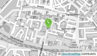 Bekijk kaart van Pizzeria-Grill Amigo in Dordrecht