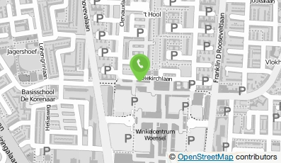 Bekijk kaart van Wijkteam Woensel Winkelcentrum in Eindhoven