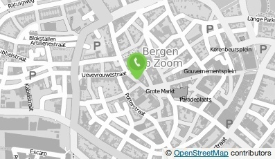 Bekijk kaart van Grieks Spec. Restaurant Athene V.O.F. in Bergen op Zoom