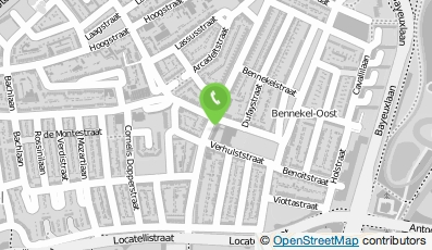 Bekijk kaart van Korein Bennekelstraat in Eindhoven