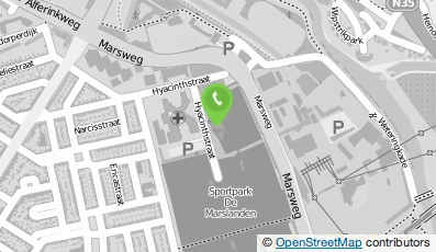 Bekijk kaart van Vogellanden, centrum voor Rev. en Bijzond. Tandheelkunde in Zwolle