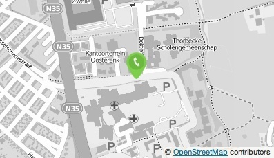 Bekijk kaart van Revalidatie- & Behandelcentrum Geriatr./IJsselh. Hld. (Isala) in Zwolle