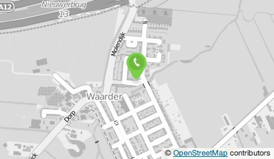 Bekijk kaart van R. Gorter in Waarder