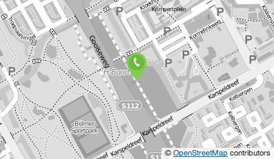 Bekijk kaart van Bureau Kamp in Amsterdam