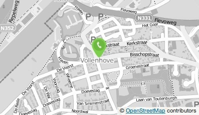Bekijk kaart van Dierenkliniek De Woldberg in Vollenhove