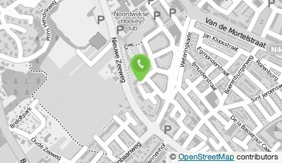 Bekijk kaart van Dakbedekkingsbedrijf Bas Elshout in Noordwijk (Zuid-Holland)