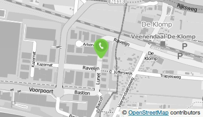 Bekijk kaart van Van Westing o.g. in Veenendaal