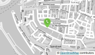 Bekijk kaart van Koopplein Harlingen Franeker in Harlingen