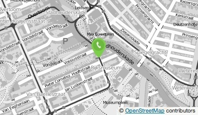 Bekijk kaart van Denham Hobbemastraat 8-H  in Amsterdam