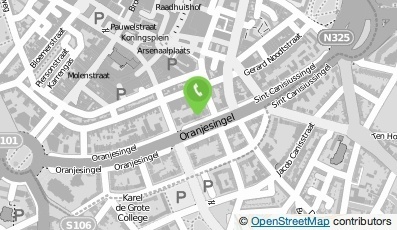 Bekijk kaart van Hotel Oranjestaete in Nijmegen
