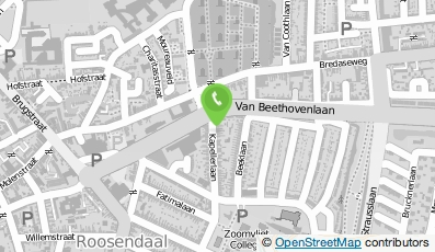 Bekijk kaart van Monuta John Snels in Roosendaal