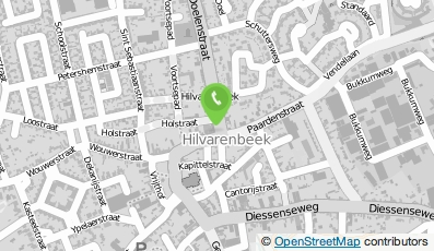 Bekijk kaart van Slagerij Wim Simons in Hilvarenbeek