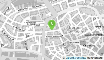 Bekijk kaart van Café Het Zwijnshoofd in Bergen op Zoom