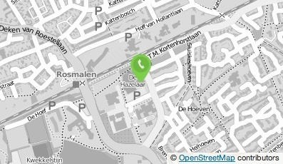Bekijk kaart van sportfoyer de hazelaar in Rosmalen