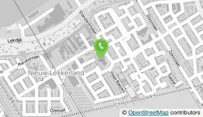 Bekijk kaart van Stg. Openb. Biblioth. AanZet, vestiging Nieuw-Lekkerland in Nieuw-Lekkerland