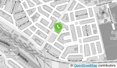 Bekijk kaart van Partou KDV Geraniumstraat 1A in Zwolle