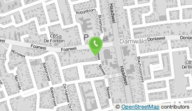 Bekijk kaart van Cafetaria De Nieuwe Weg in Damwald