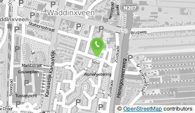 Bekijk kaart van De Rooij onderneming in Waddinxveen