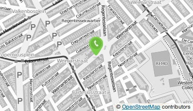 Bekijk kaart van Kussengevecht Bed & Breakfast in Den Haag