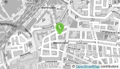 Bekijk kaart van 't Crabbetje in Leiden