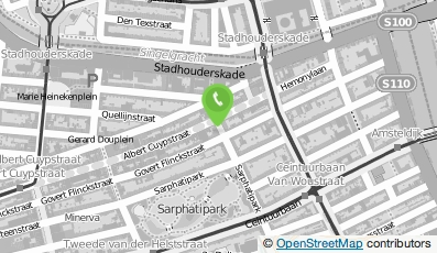 Bekijk kaart van V.O.F. De Pizzabakkers De Pijp in Amsterdam