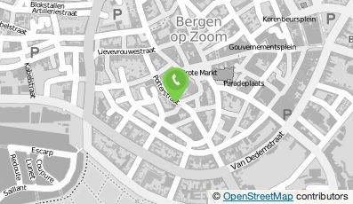 Bekijk kaart van Groenendaal Beddenspeciaalzaak in Bergen op Zoom