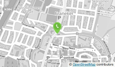Bekijk kaart van Ythúske de Bikker in Franeker
